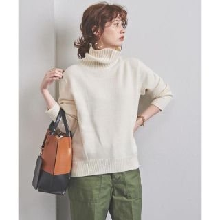 ユナイテッドアローズ(UNITED ARROWS)のUWSC バイアス タートルネック ニット 19AW ユナイテッドアローズ(ニット/セーター)