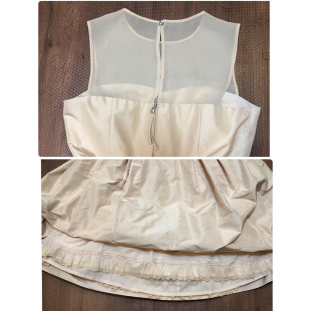 美品 前田会長着用】フォクシー FOXEY ピンクベージュ ワンピース