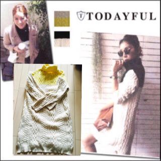 トゥデイフル(TODAYFUL)のTODAYFULタートルニットワンピ♡(ミニワンピース)