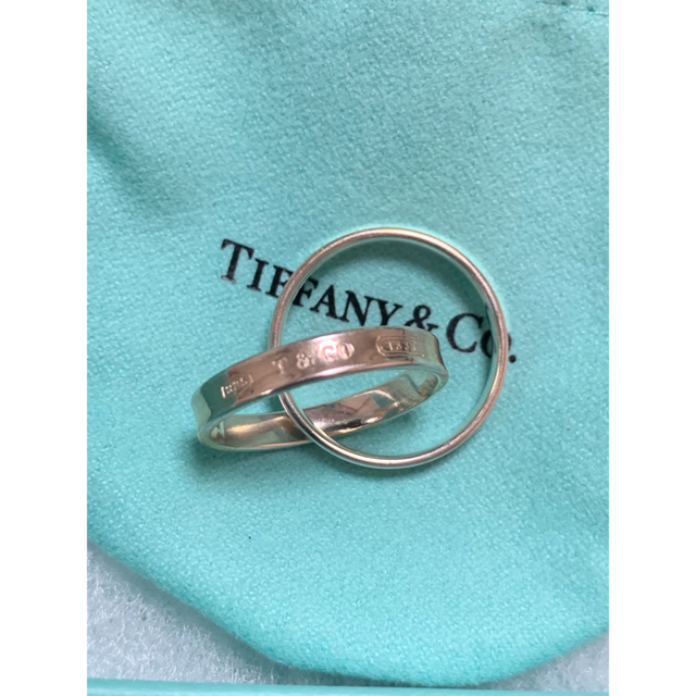 Tiffany & Co.(ティファニー)のTIFFANY＆Co.ダブルリング レディースのアクセサリー(リング(指輪))の商品写真