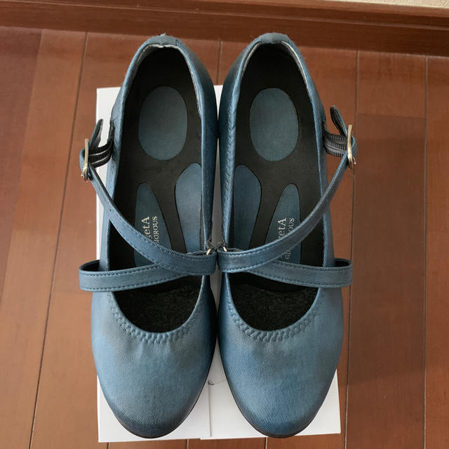 Re:getA(リゲッタ)のリゲッタ ストラップ付きパンプス ネイビーMサイズ レディースの靴/シューズ(ハイヒール/パンプス)の商品写真