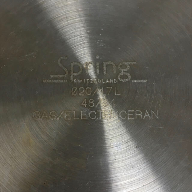 Spring社 スイス製 蓋付きフライパン(直径20cm)の通販 by GO's Spring社 スイス製 蓋付きフライパン(直径20cm)の通販 by GO's