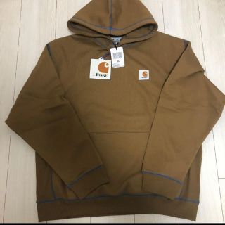 カーハート(carhartt)のAwake Ny X Carhartt Sweatshirt   XL 茶色(パーカー)