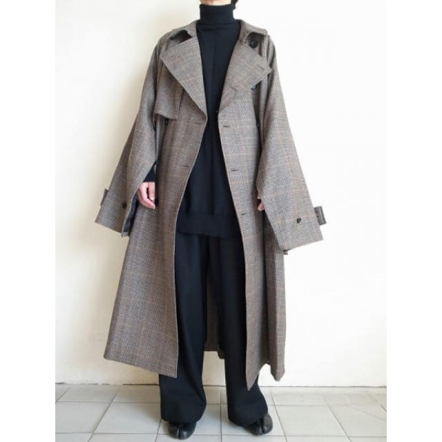stein LAY OVERSIZED OVERLAP COAT シュタイン メンズのジャケット/アウター(トレンチコート)の商品写真