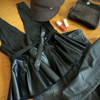 ザラ(ZARA)のレザーベスト(ベスト/ジレ)