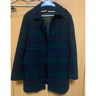 マッキントッシュ(MACKINTOSH)のマッキントッシュ ウールコート ブラックウオッチチェック柄(ステンカラーコート)