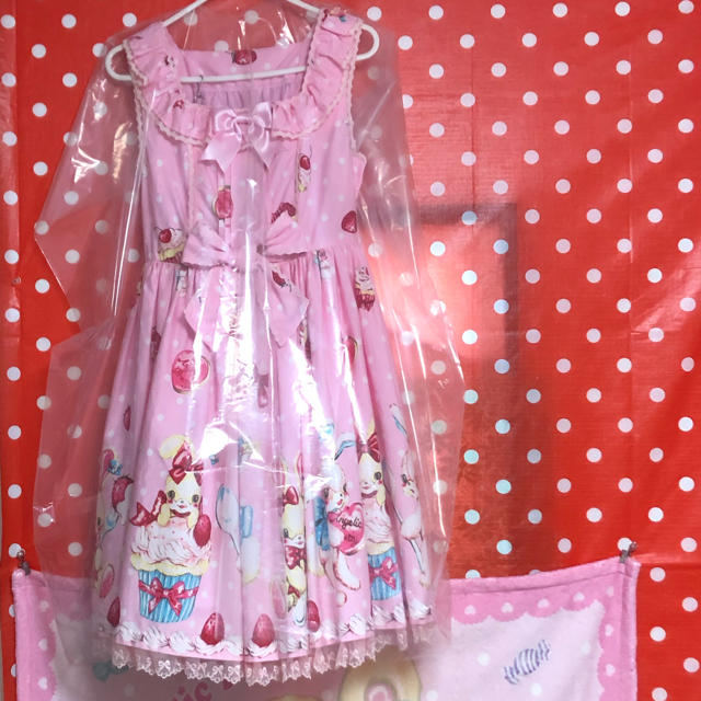 Angelic Pretty リリカルバニー ジャンパースカートワンピース