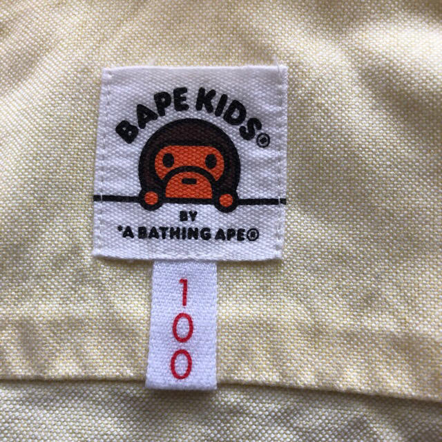 A BATHING APE(アベイシングエイプ)のBAPE KIDS シャツ サイズ100 キッズ/ベビー/マタニティのキッズ服男の子用(90cm~)(Tシャツ/カットソー)の商品写真