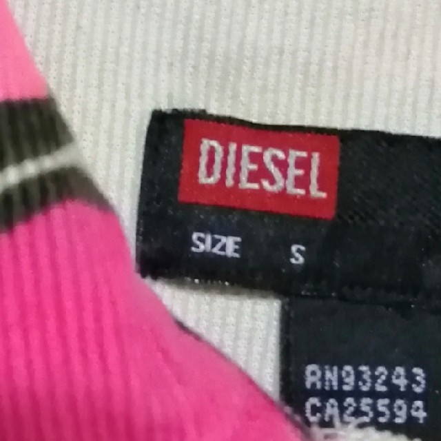 DIESEL(ディーゼル)のヒッピーシャツ☆サイケ☆サイケデリック☆蛍光ピンク☆個性的☆派手花柄DIESEL レディースのトップス(シャツ/ブラウス(長袖/七分))の商品写真