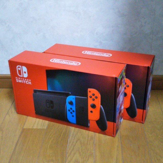 Nintendo Switch - 2台セット　新品未開封　nintendo　switch　ネオン