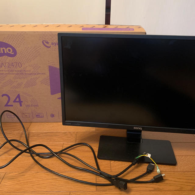 DELL - BENQ モニター GW2470 24インチ(60.5cm) 箱付きの通販 by ...