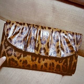 トップショップ(TOPSHOP)のTOP SHOPヒョウ柄クラッチバッグ(クラッチバッグ)