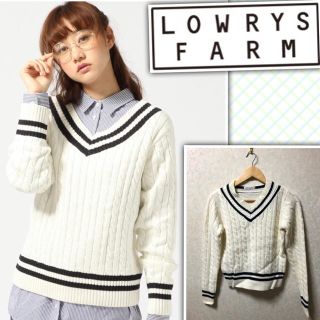 ローリーズファーム(LOWRYS FARM)のチルデンニット ungrid キャナルジーン ザラ ユニクロ ニコアンド GU(ニット/セーター)