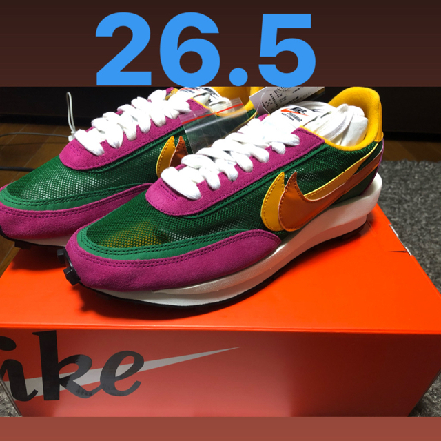 sacai × Nike LDV Waffle Green 26.5