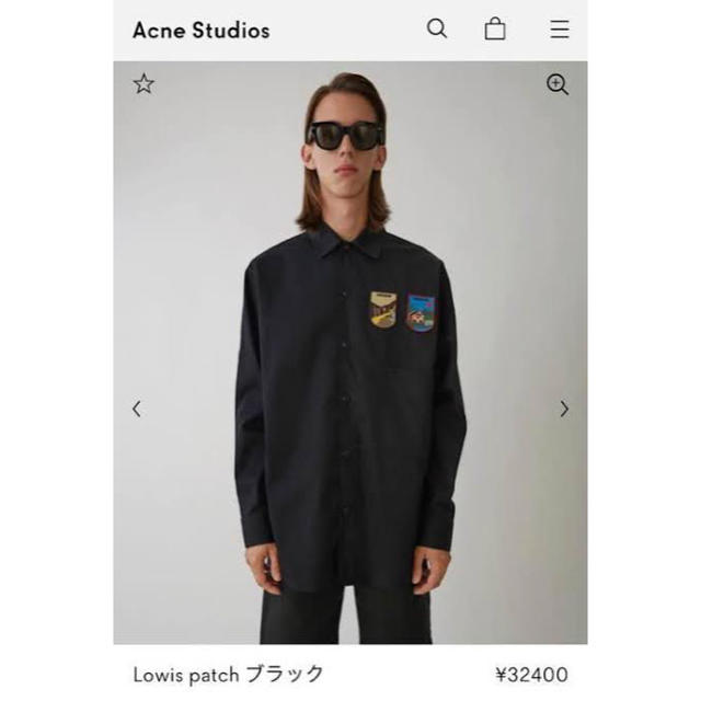 acne studios 18ss lowis patch