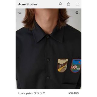 acne studios 18ss lowis patch