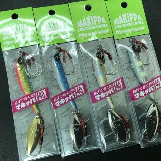 メガバス(Megabass)のメガバス　マキッパ　４０ｇ　４個セットＡ　ばら売り可能(ルアー用品)