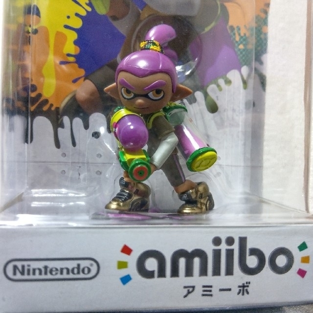 任天堂(ニンテンドウ)のamiibo スプラトゥーン  ボーイ(パープル) エンタメ/ホビーのフィギュア(ゲームキャラクター)の商品写真