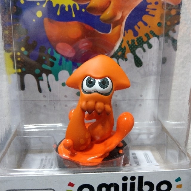 任天堂(ニンテンドウ)のamiibo スプラトゥーン  イカ(オレンジ) エンタメ/ホビーのフィギュア(ゲームキャラクター)の商品写真