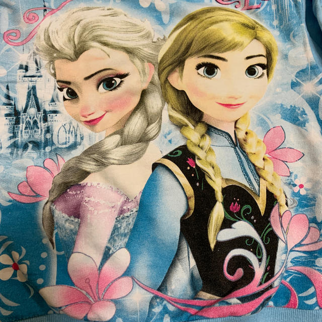 アナ雪のロンT 110cm キッズ/ベビー/マタニティのキッズ服女の子用(90cm~)(Tシャツ/カットソー)の商品写真