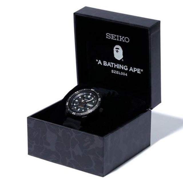 正規店仕入れの BAPE - APE BATHING A x 新品 WATCH DIVERS MECHANICAL SEIKO 腕時計(アナログ)