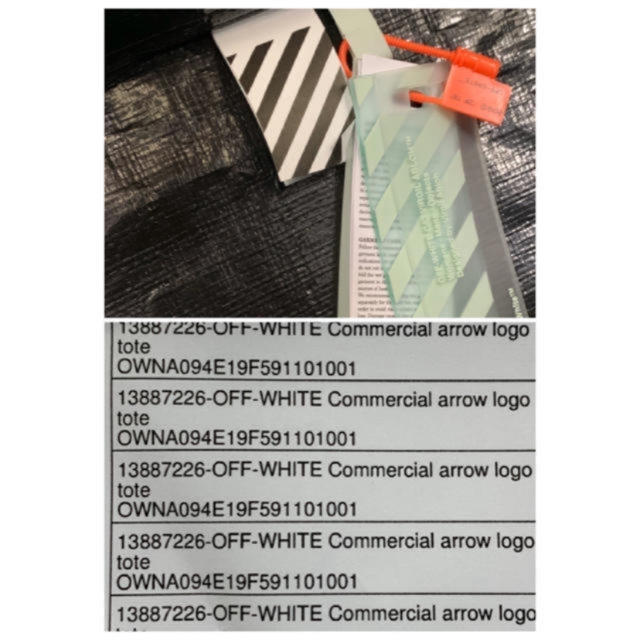 OFF-WHITE(オフホワイト)のoff-white Arrows Commercial Tote オフホワイト レディースのバッグ(トートバッグ)の商品写真