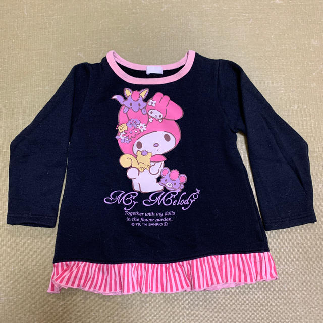 マイメロ ロンT 110cm キッズ/ベビー/マタニティのキッズ服女の子用(90cm~)(Tシャツ/カットソー)の商品写真