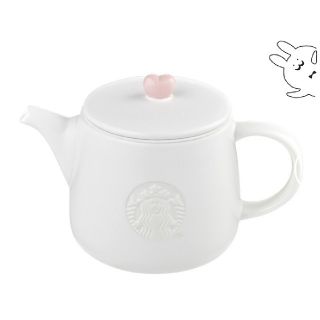 スターバックスコーヒー(Starbucks Coffee)の韓国スタバ★ ラブリーハートティーポット(テーブル用品)