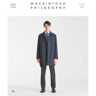 マッキントッシュフィロソフィー(MACKINTOSH PHILOSOPHY)のMACKINTOSH トロッターコート　GATWICK ハウンドトゥース(ステンカラーコート)