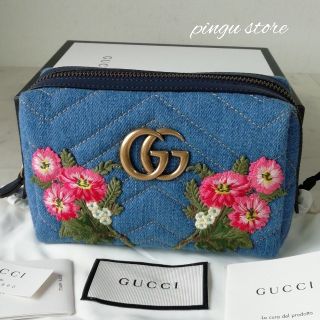 グッチ ポーチ(レディース)（デニム）の通販 18点 | Gucciのレディース