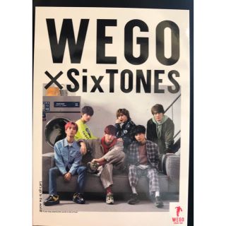 ウィゴー(WEGO)のWEGO SixTONES ポストカード(アイドルグッズ)