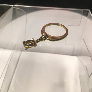 カルティエ(Cartier)のカルティエ☆チャームリング&2Cチャームサイズ50☆K18YG(リング(指輪))