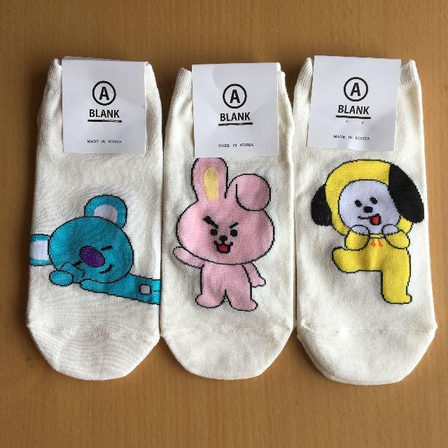 ☆ bt21 靴下 ７人セット その⑪ 残り２セット☆ レディースのレッグウェア(ソックス)の商品写真