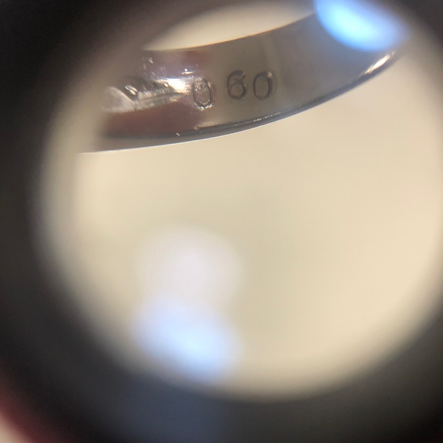 ジュエリーマキ(ジュエリーマキ)のダイヤ  0.6ct  一文字  リング レディースのアクセサリー(リング(指輪))の商品写真