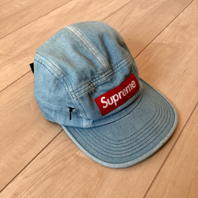 Supreme Side Zip Camp Cap DENIMキャップ