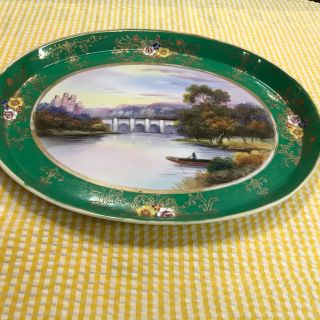 ノリタケ(Noritake)の里帰り オールドノリタケ  金彩 エナメル  トレイ     592(食器)