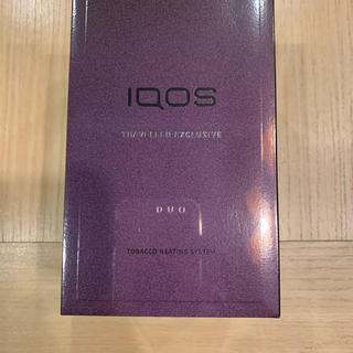 アイコス(IQOS)の空港限定　新品　IQOS 3 DUO パープル アイコス(タバコグッズ)