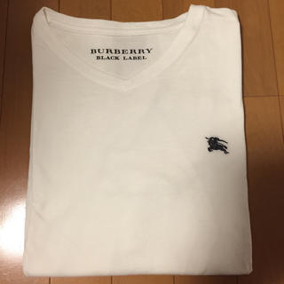 バーバリー(BURBERRY) 白Tシャツ メンズのTシャツ・カットソー(長袖)の 