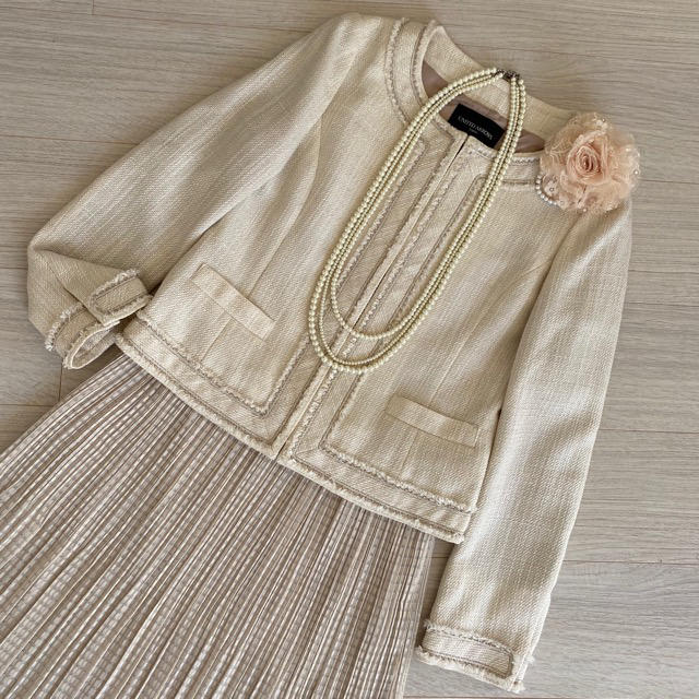 ユナイテッドアローズ☆高級ツイード☆美品☆セレモニー☆ママスーツ-