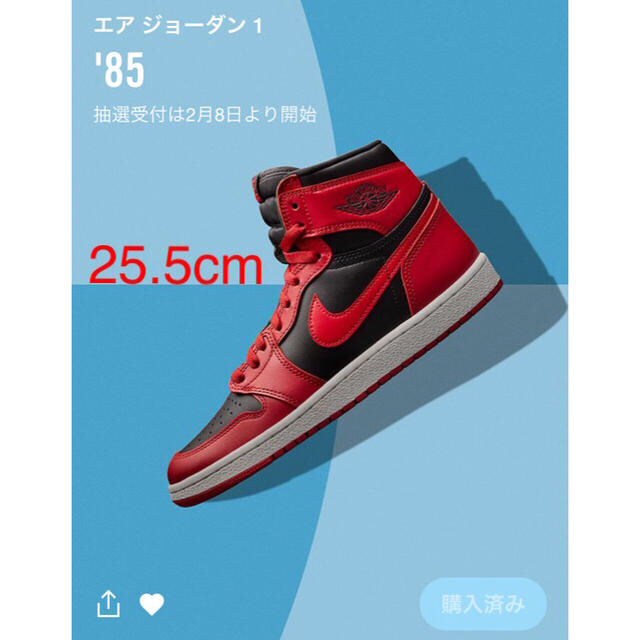 Air Jordan 1 HIGH OG '85 25.5cm エアジョーダン1