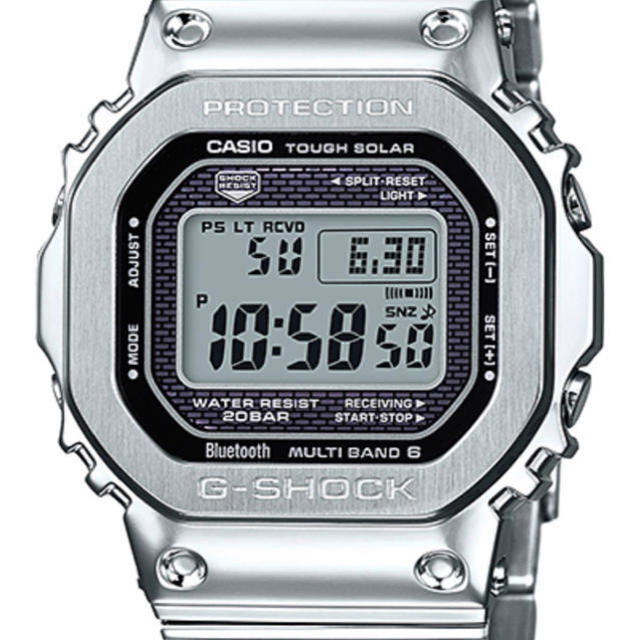 G-SHOCK(ジーショック)のG-SHOCK GMW-B5000D-1JF 新品未使用 CASIOシルバー メンズの時計(腕時計(デジタル))の商品写真