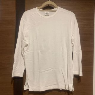 ユナイテッドアローズグリーンレーベルリラクシング(UNITED ARROWS green label relaxing)の白カットソー(Tシャツ/カットソー(七分/長袖))