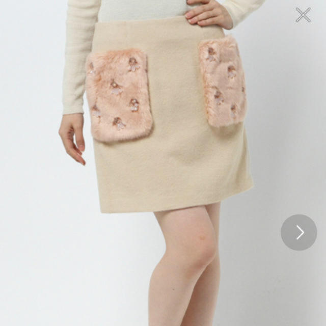 Lily Brown(リリーブラウン)のリリーブラウン　ファースカート レディースのスカート(ミニスカート)の商品写真