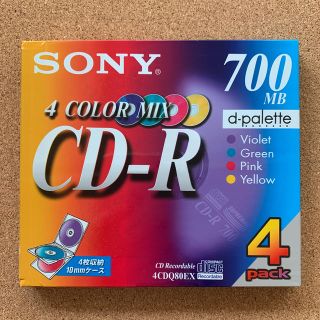 ソニー(SONY)のCD-R  700MB  4pack(PC周辺機器)