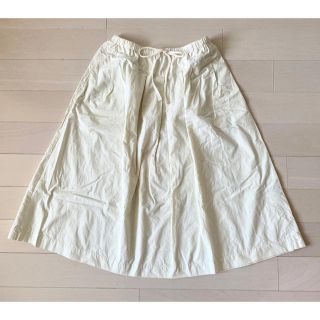 マーブル(marble)のmarble SUD コットンタックスカート(ivory)(ひざ丈スカート)