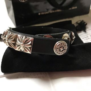 クロムハーツ(Chrome Hearts)の最終値下げ　本日終了　クロムハーツ　ゼロピラミッドスタッズブレスレット　美品(ブレスレット)