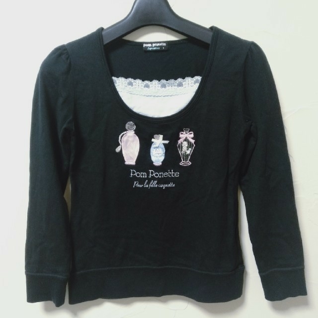 pom ponette(ポンポネット)のポンポネットカットソー140cm キッズ/ベビー/マタニティのキッズ服女の子用(90cm~)(Tシャツ/カットソー)の商品写真