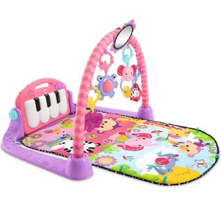 フィッシャープライス(Fisher-Price)のフィッシャープライス あんよでキック！　4wayピアノジム　限定色！ピンク(ベビージム)