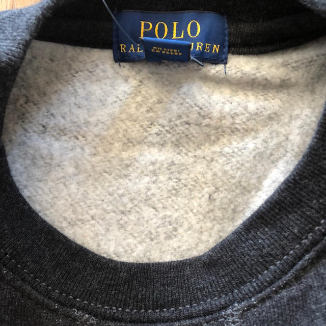 Ralph Lauren(ラルフローレン)の裏起毛スウェット　チャコールグレー　130 キッズ/ベビー/マタニティのキッズ服男の子用(90cm~)(その他)の商品写真