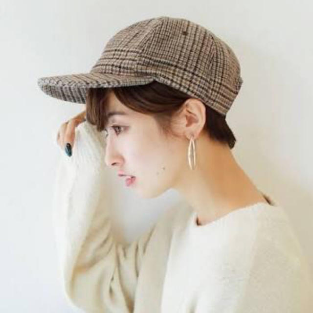 todayful/チェックウールキャップ/19AW todayful/チェックウールキャップ/19AW